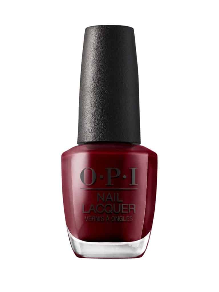 dark red nail polish
red fashion trends fall